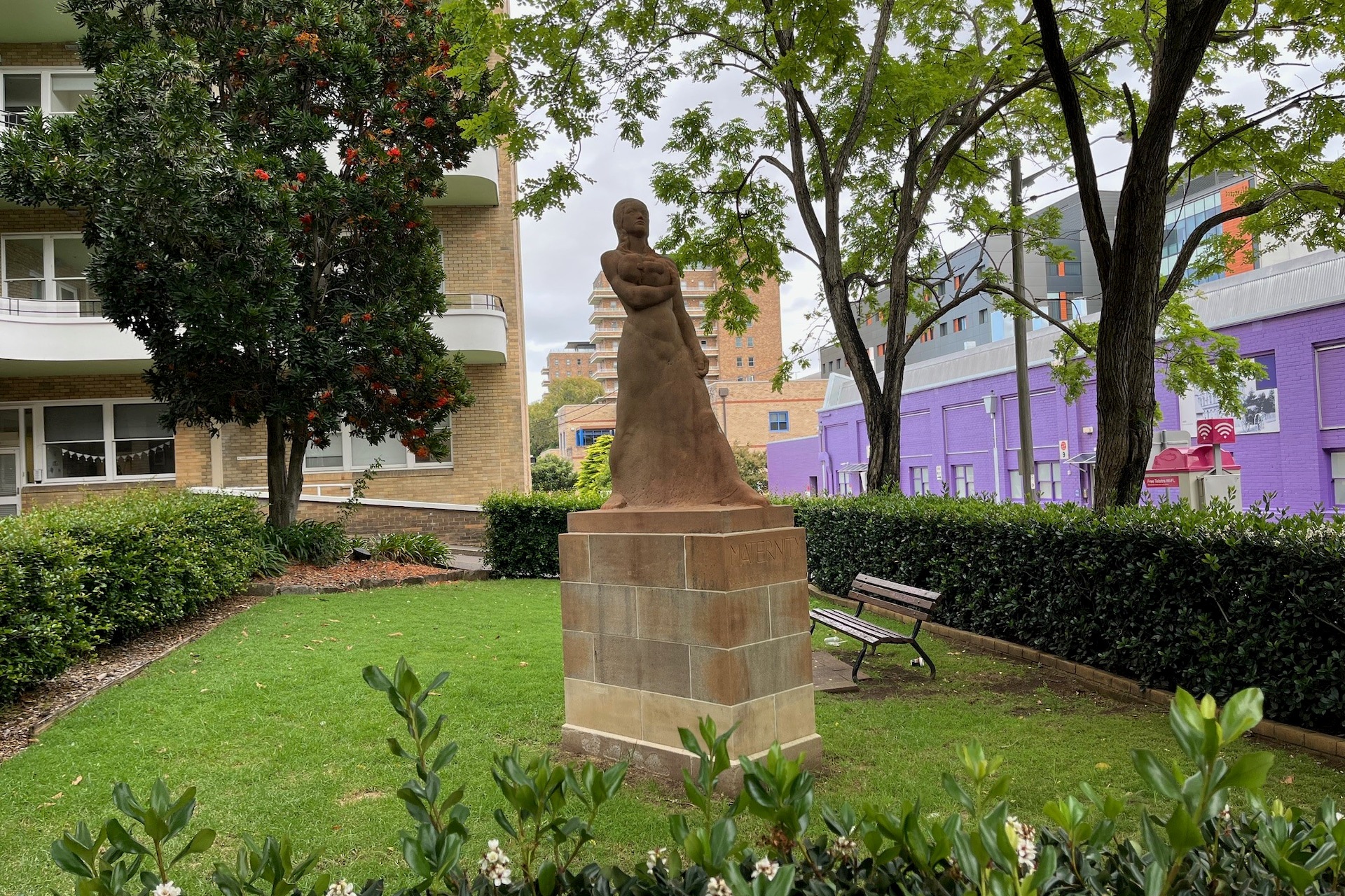 Maternal Affection Statues and Bass Reliefs of KGV