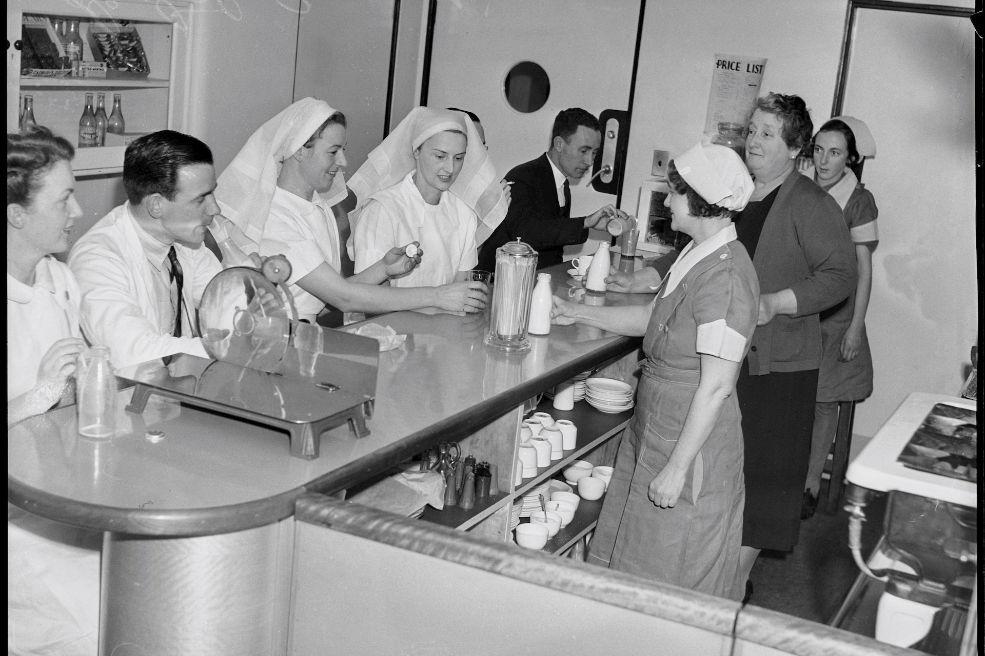 Sydney Dental Hospital cafeteria 1941