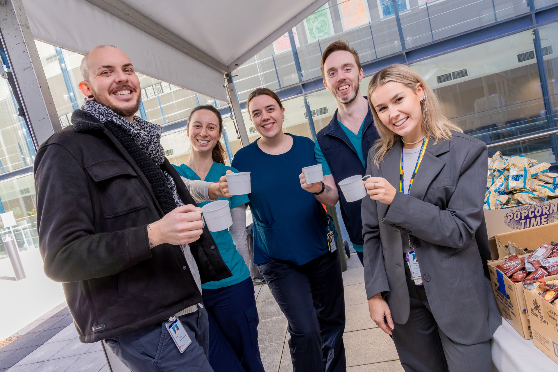 Staff Health and Wellbeing Day Cuppa with a Colleague, RPA Hospital