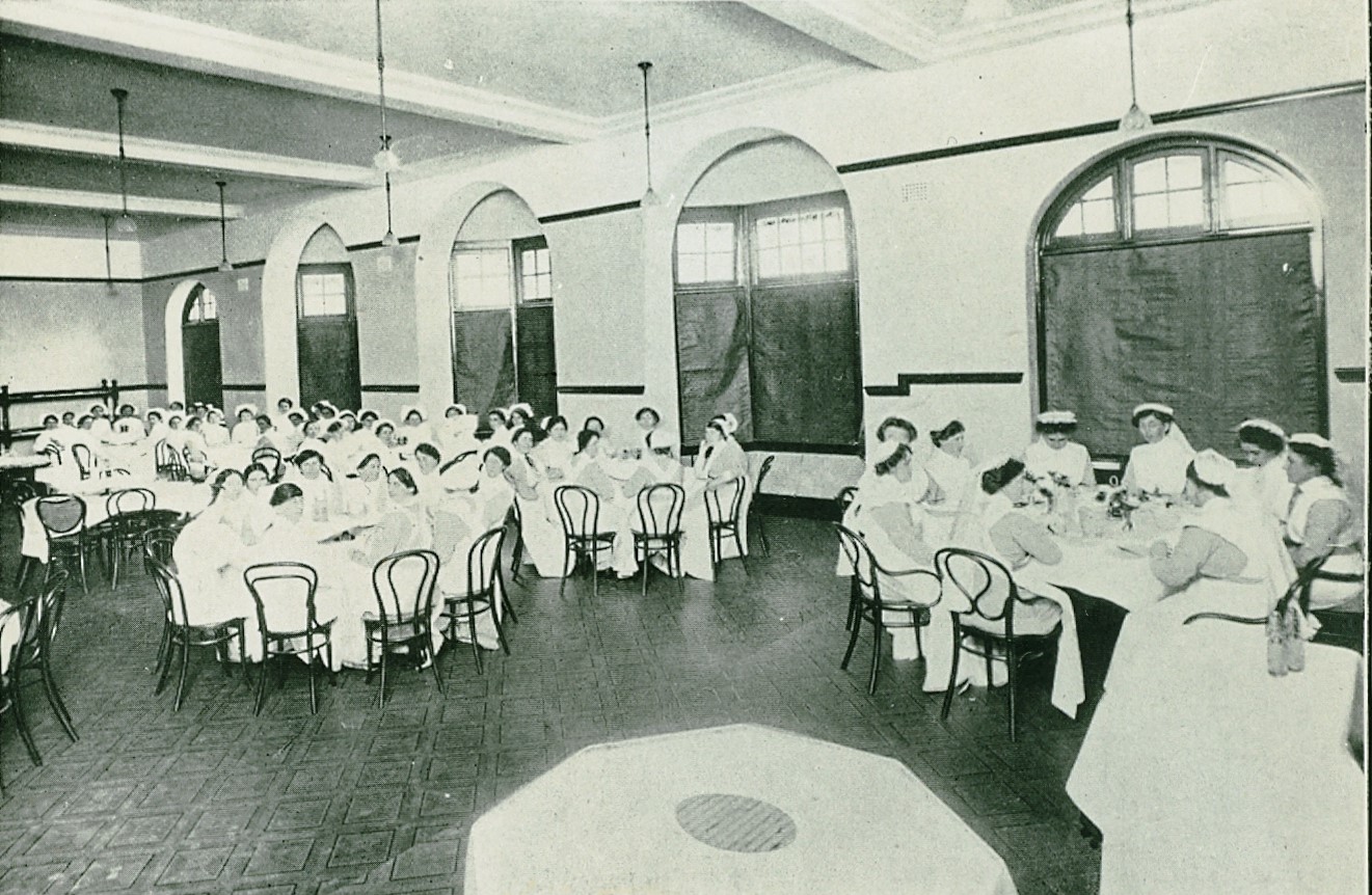 1915 nurses home dining room