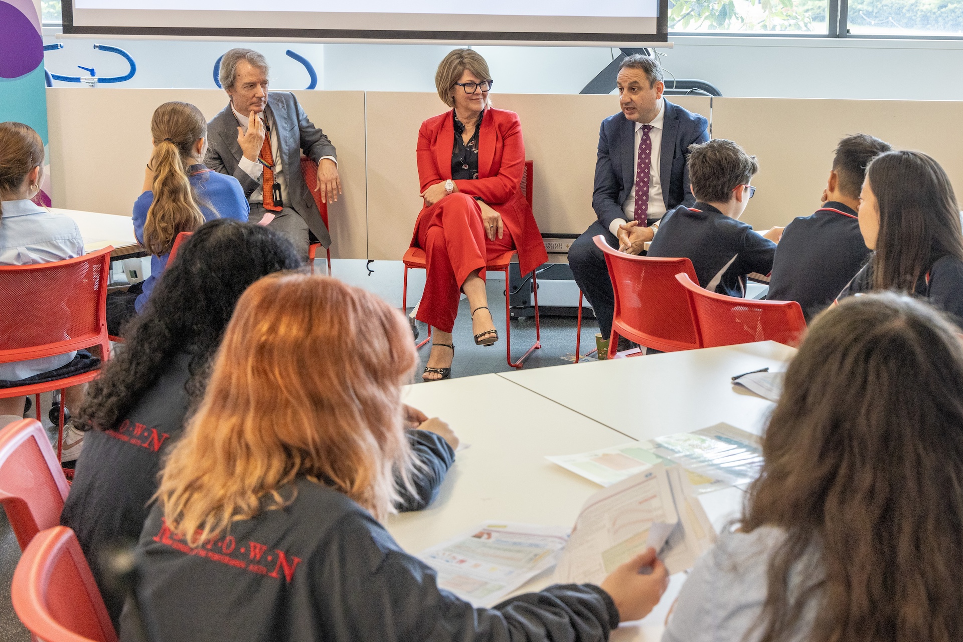 NSW secretaries speaking to students