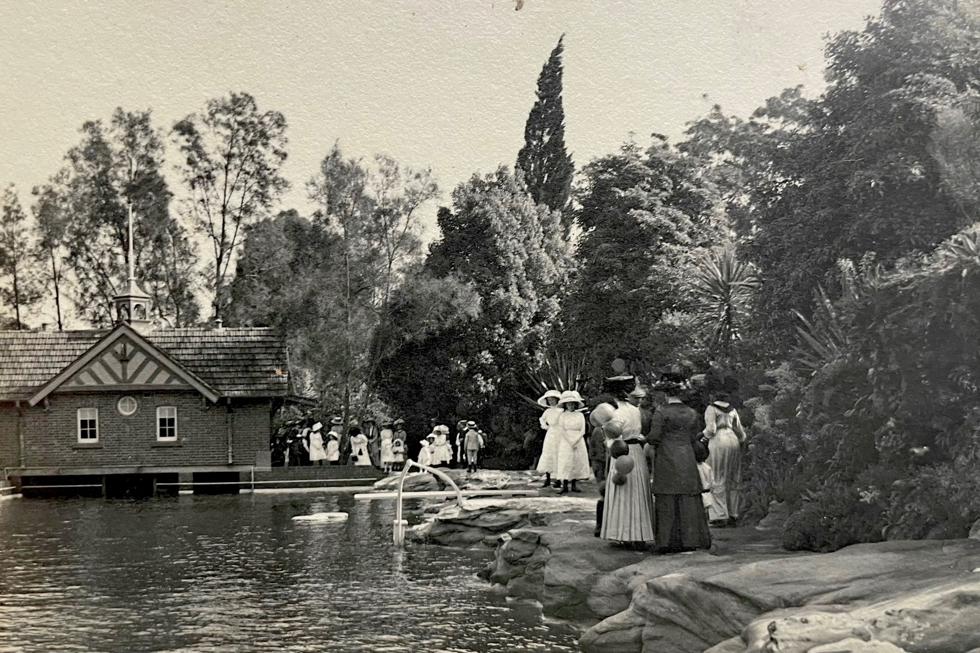 1910_Yaralla_Party_Pool