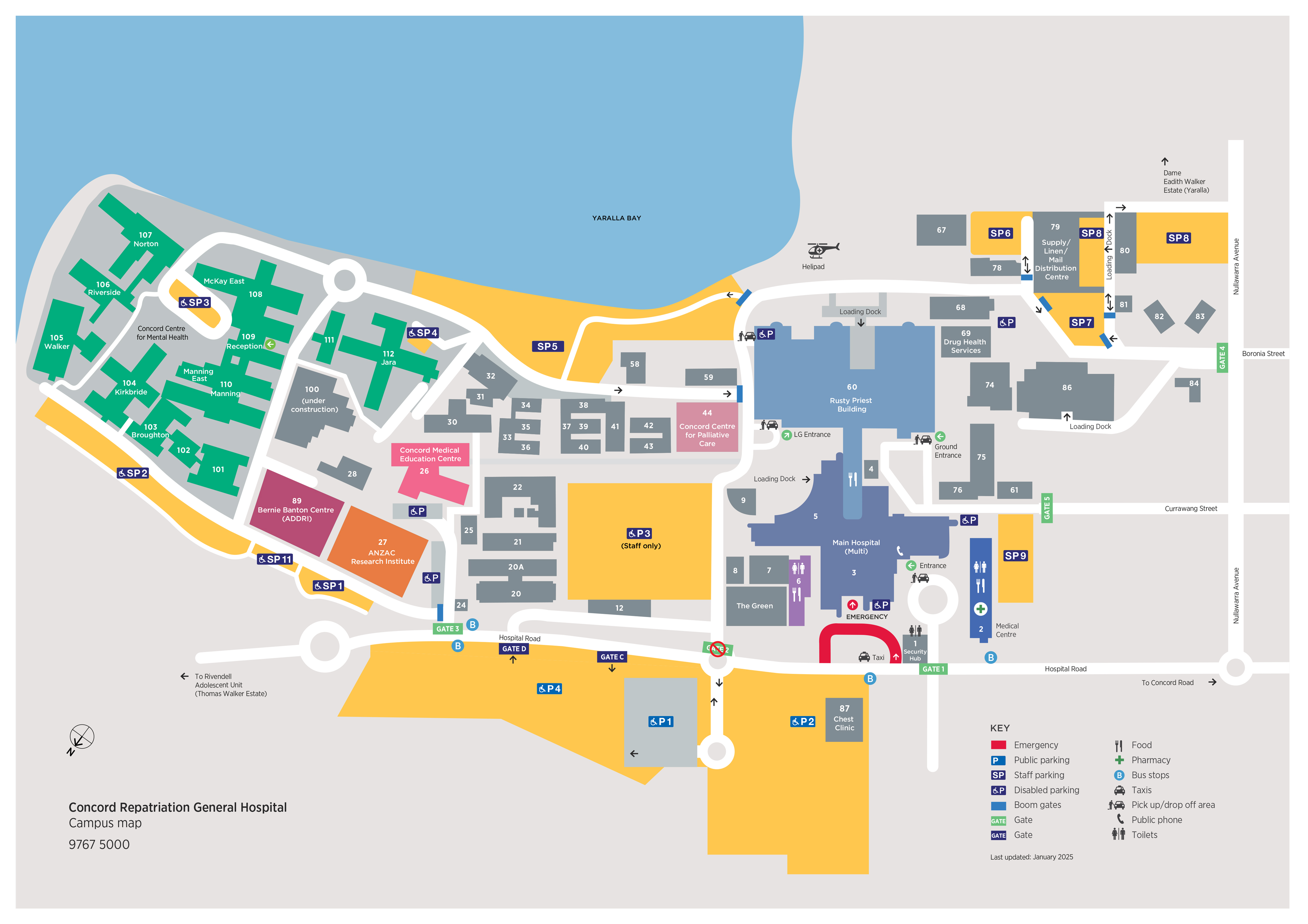 Concord Hospital map