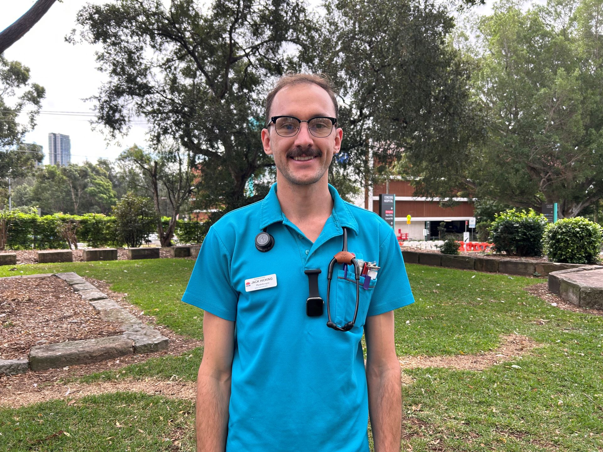 Physiotherapist Jack Hicking