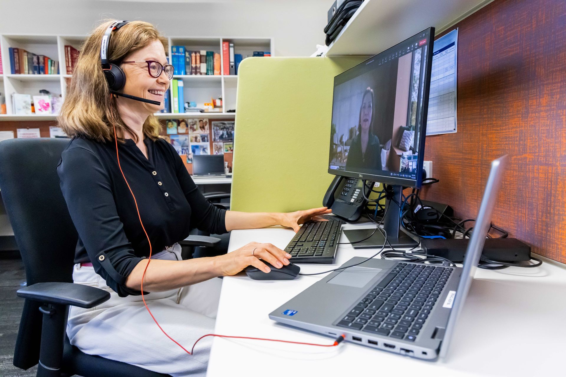 Interpreter in telehealth session