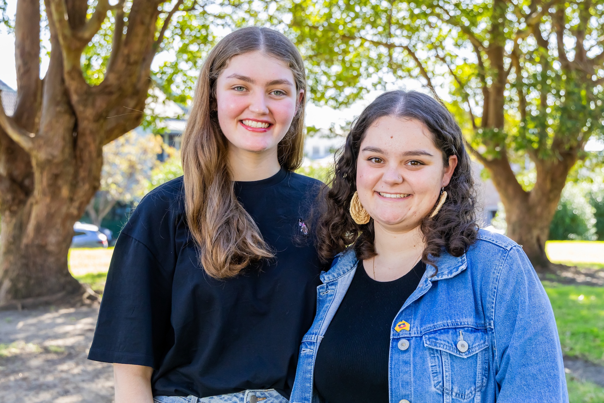 Portrait of Caitlyn Joseph and Aleyah Joseph