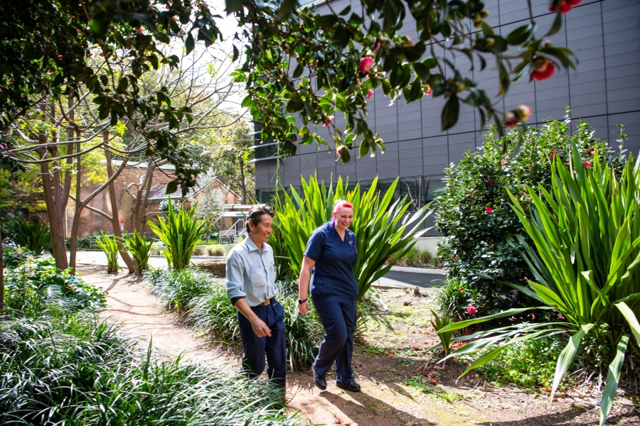 Staff on campus, RPA Hospital