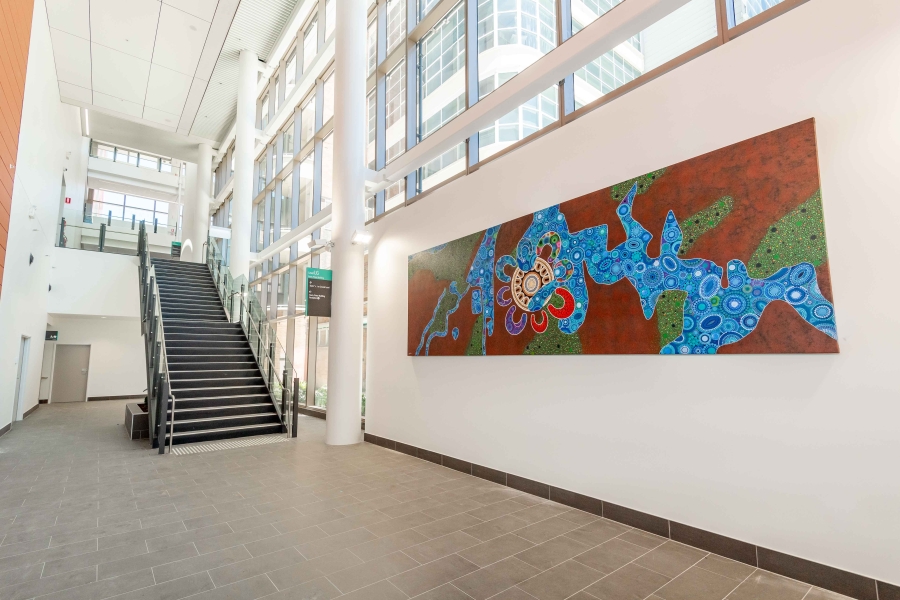 Lee Hampton artwork Concord Hospital