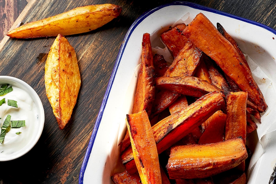 Oven baked wedges