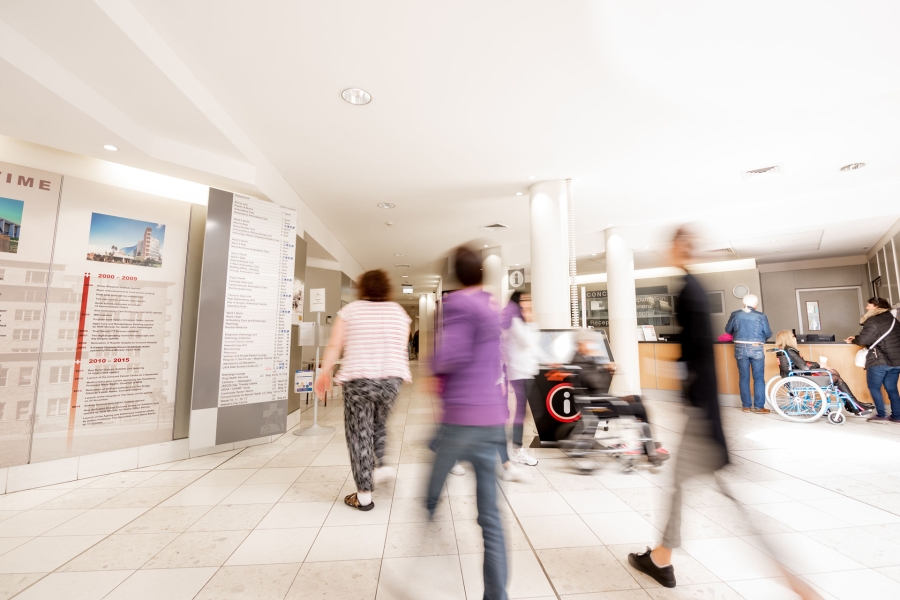 Concord Hospital main foyer