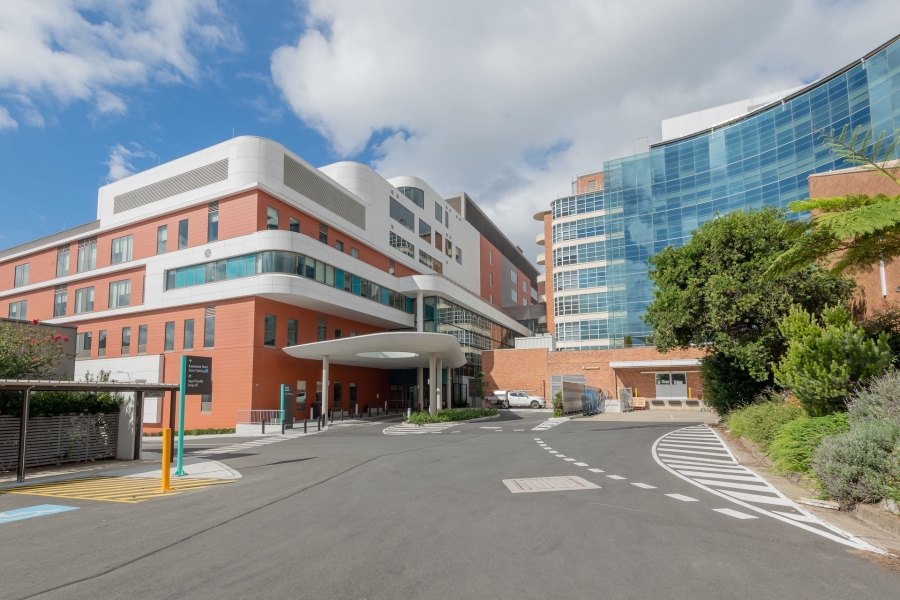 External shot of the Concord Hospital 
