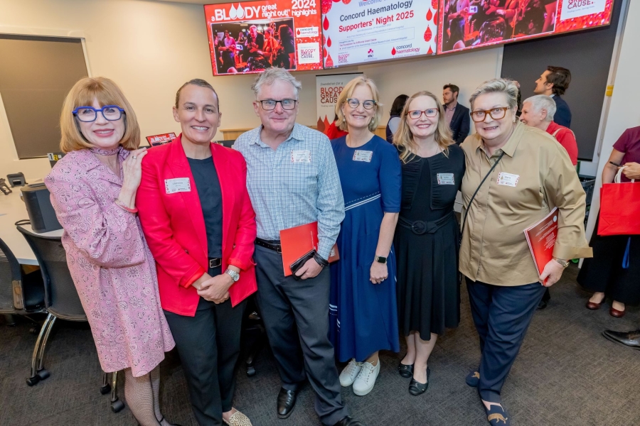 Six people at social function